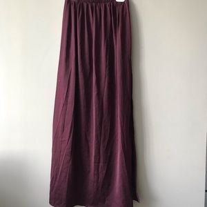 O blood side splits maxi skirt
